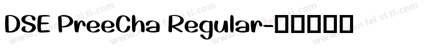 DSE PreeCha Regular字体转换